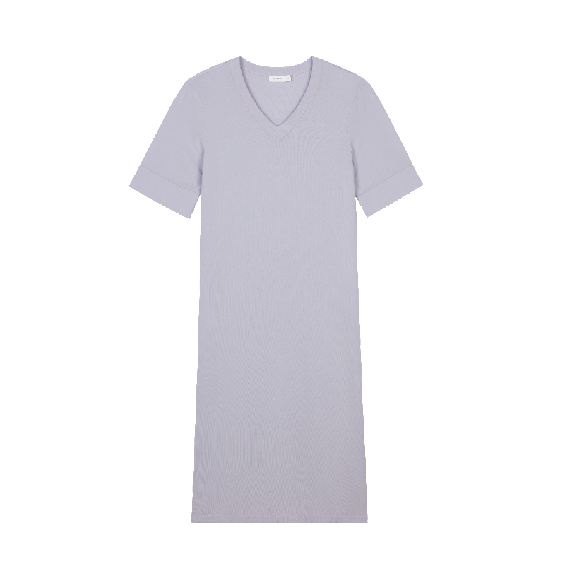 Silk Modal Mid-sleeve Nightgown