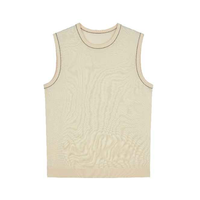 (NW261WB3202)Silk Straight Tank