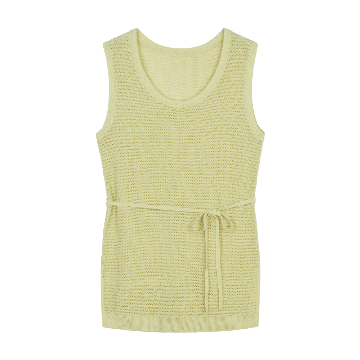 (NW261WB3204)U Neck Hip Length Tank