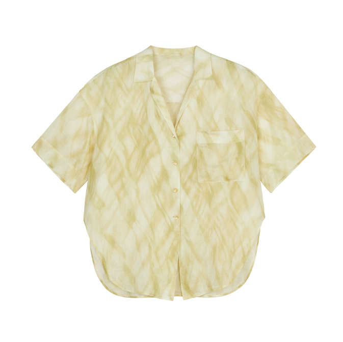 (NW261WB3506)Ramie Mid Sleeve Jacket