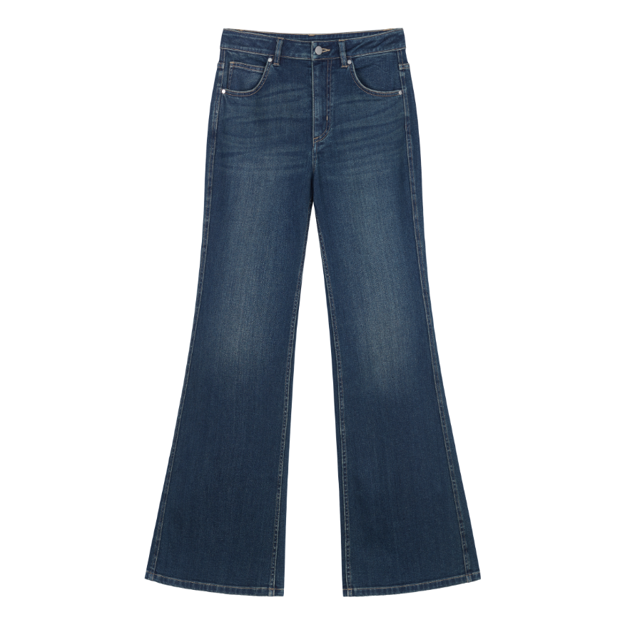 (NW261WB4102)Stretch Fit Flared Jeans
