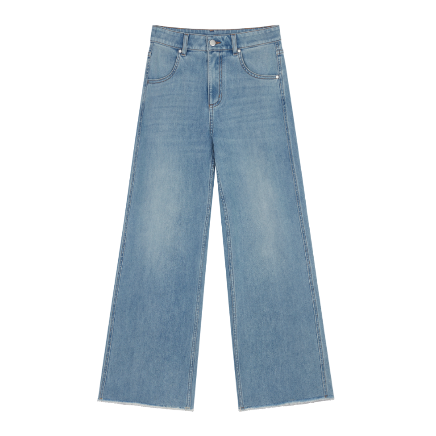 (NW261WB4103)Straight Leg Cropped Jeans