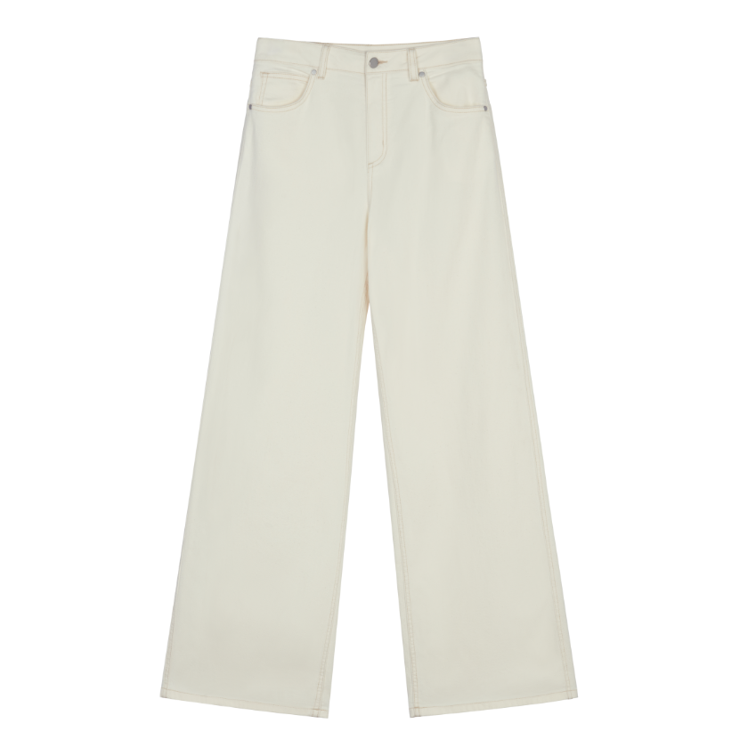 (NW261WB4119)Mid Waist Flared Jeans