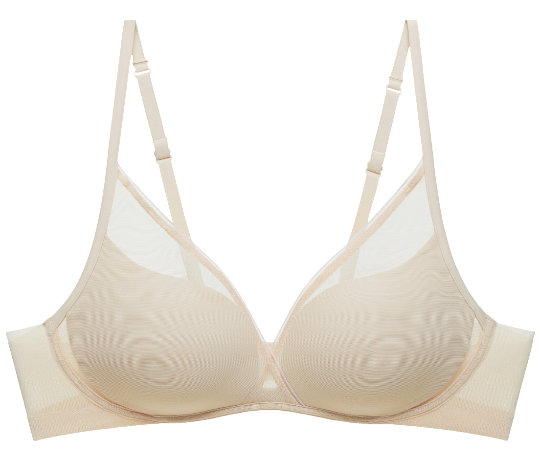(NW261WU1107)Nude Shape Mesh Bra