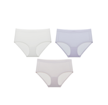 (NW261WU1503)Cotton Mid Waist Panty (Pack of 3)