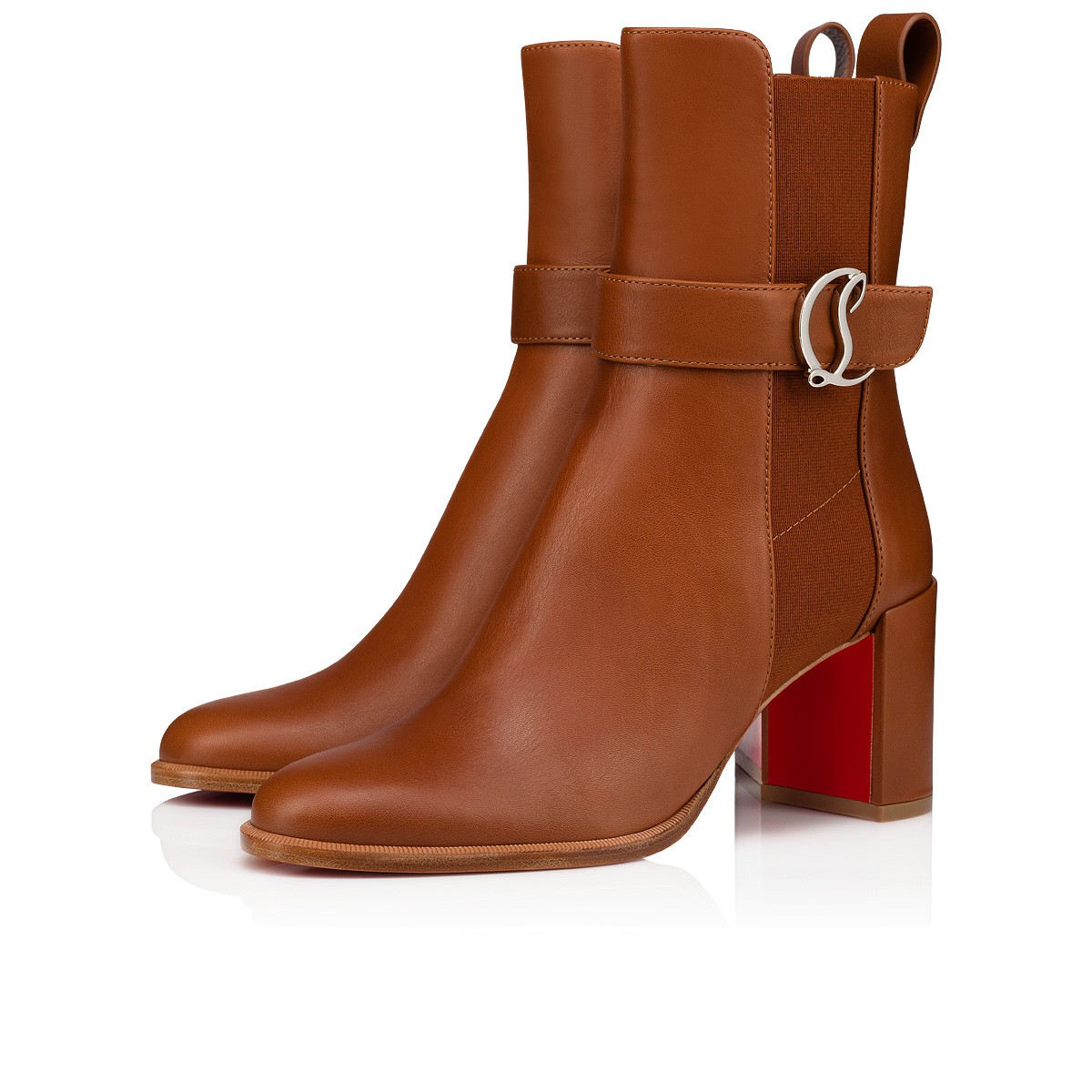 CL Chelsea Booty 70 mm Low Boots Calf Leather Brown