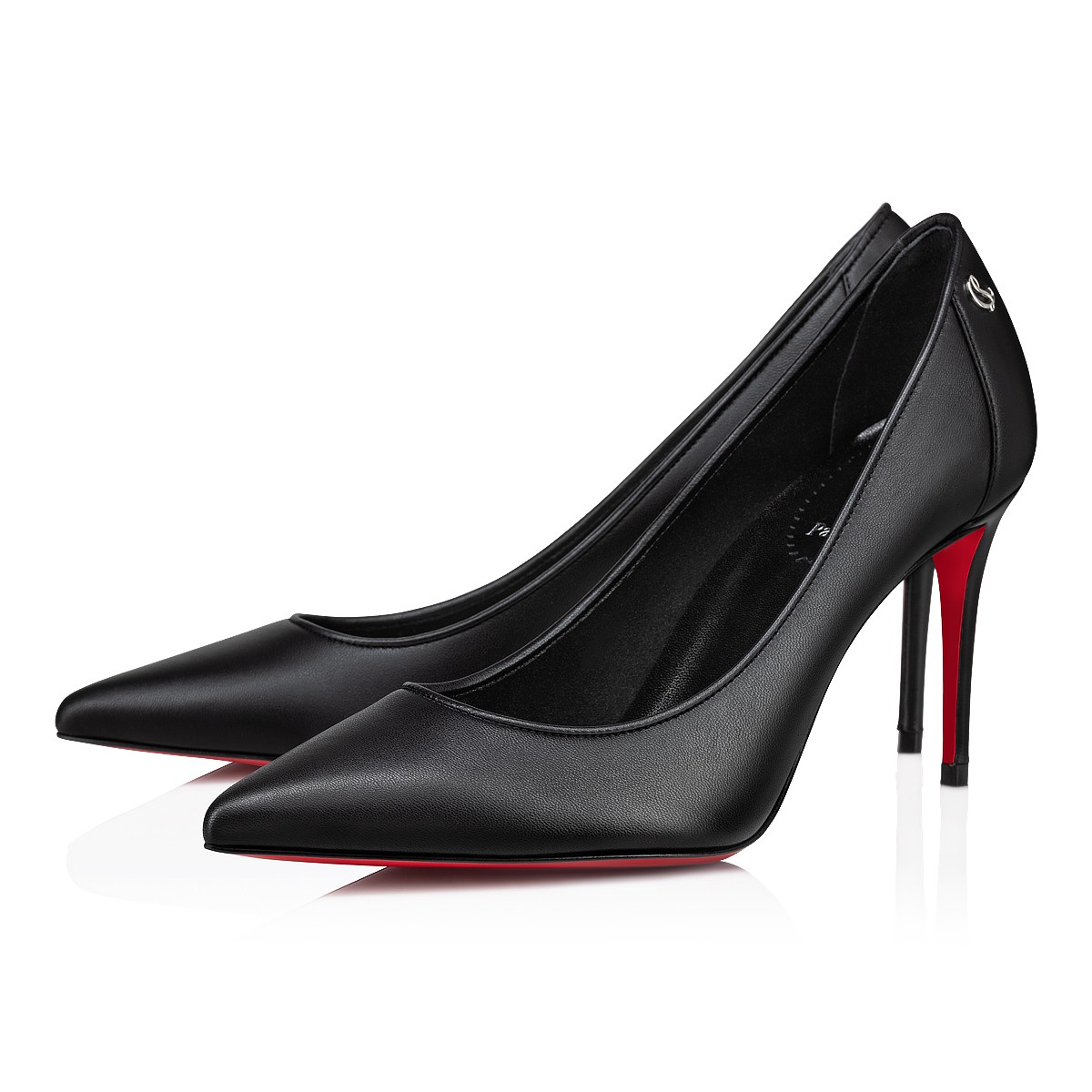 Sporty Kate 85 mm Black Nappa Leather Pumps