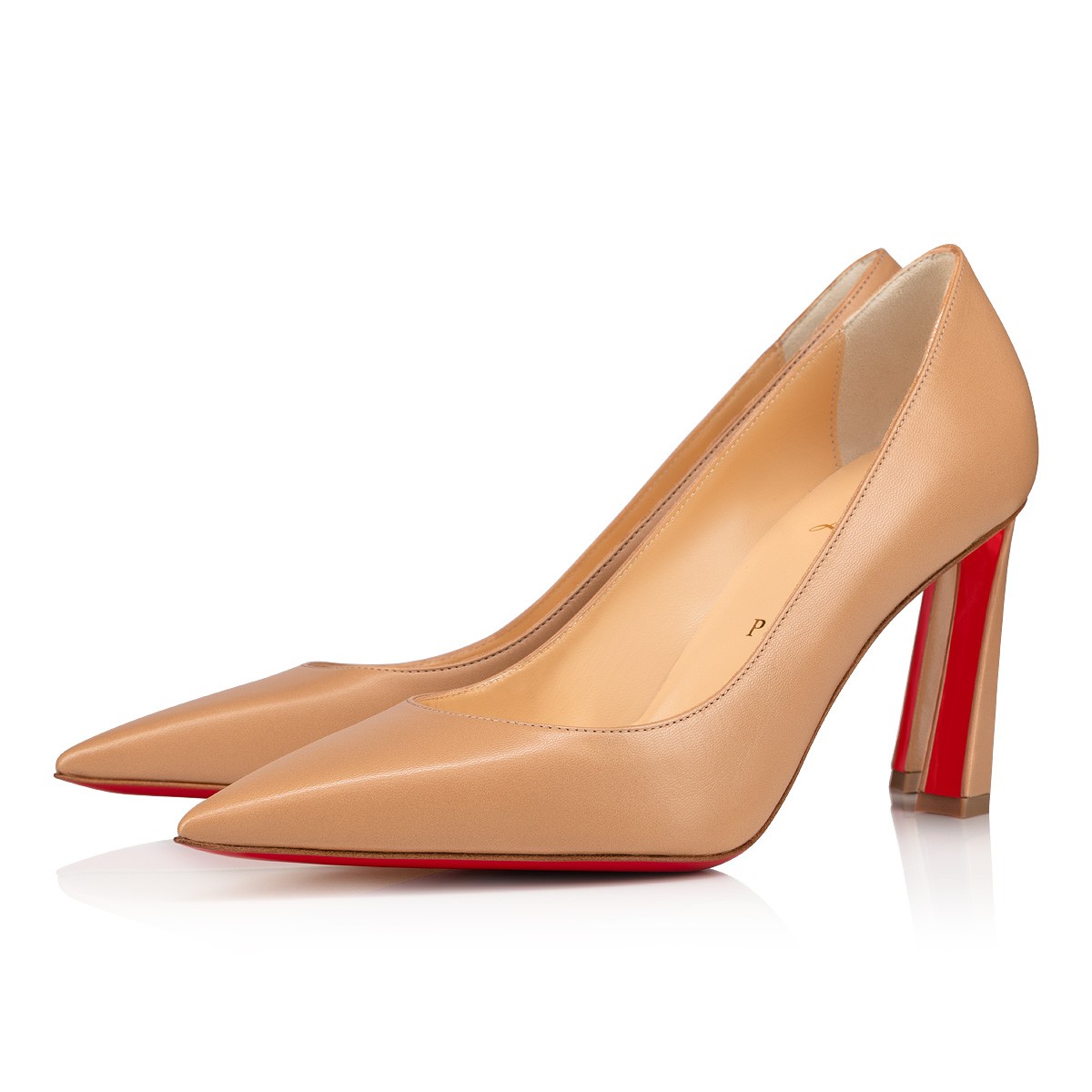 Condora 85 mm Blush Leather Pumps