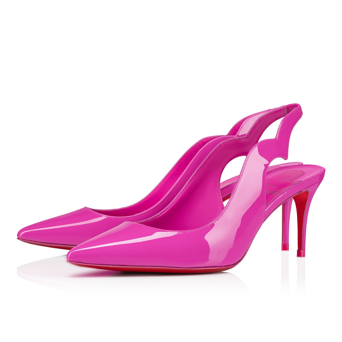 Hot Chick Sling 70 mm Bolerose Patent Leather Pumps