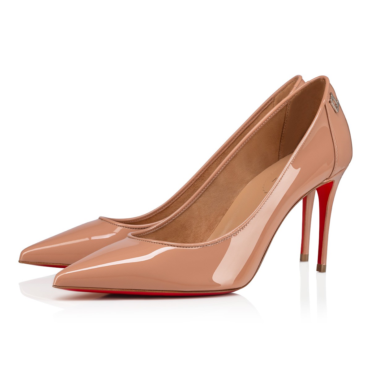 Sporty Kate 85 mm Pumps Blush Soft Patent Calf Leather