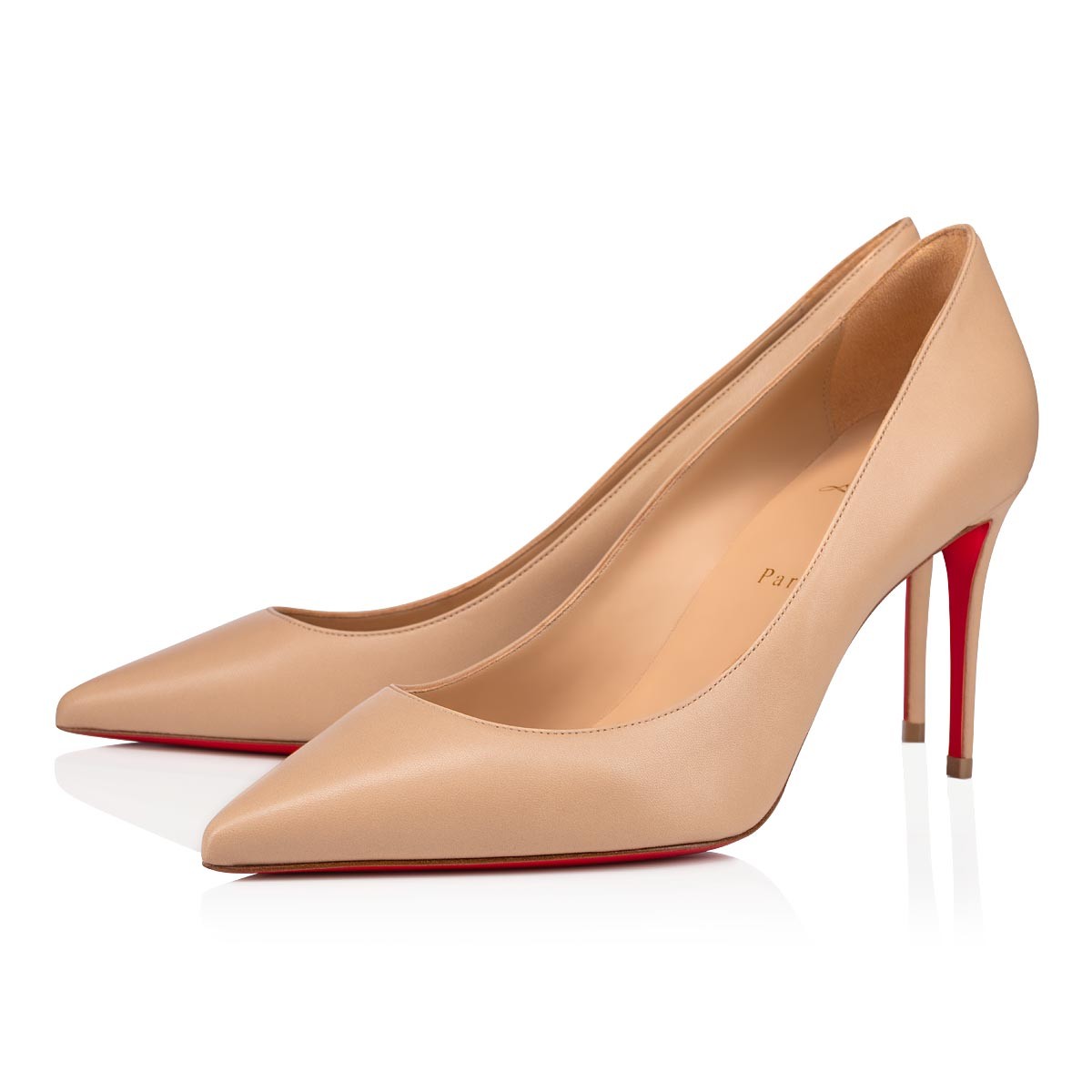 Kate 85 mm Pumps Nude Nappa Leather