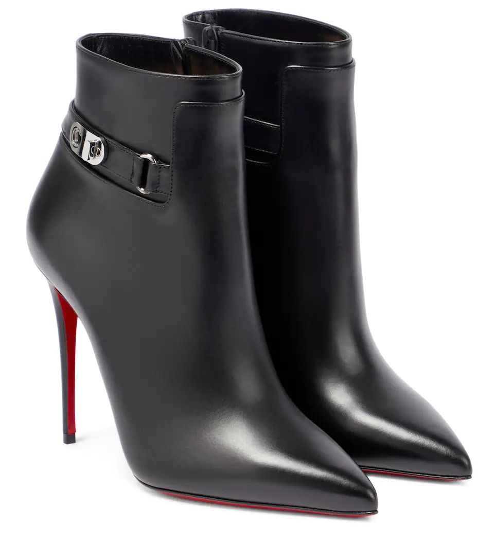 Ankle Boots So Kate 100 mm Black Calfskin Leather