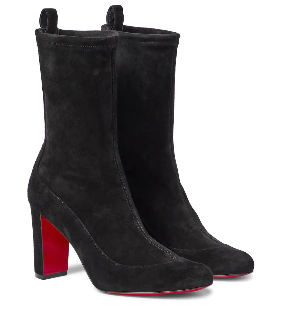 Ankle Boots Gena 85 mm Black Suede