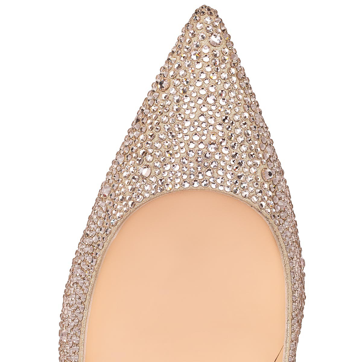 Kate 85 mm Pumps Strass Classic Nude