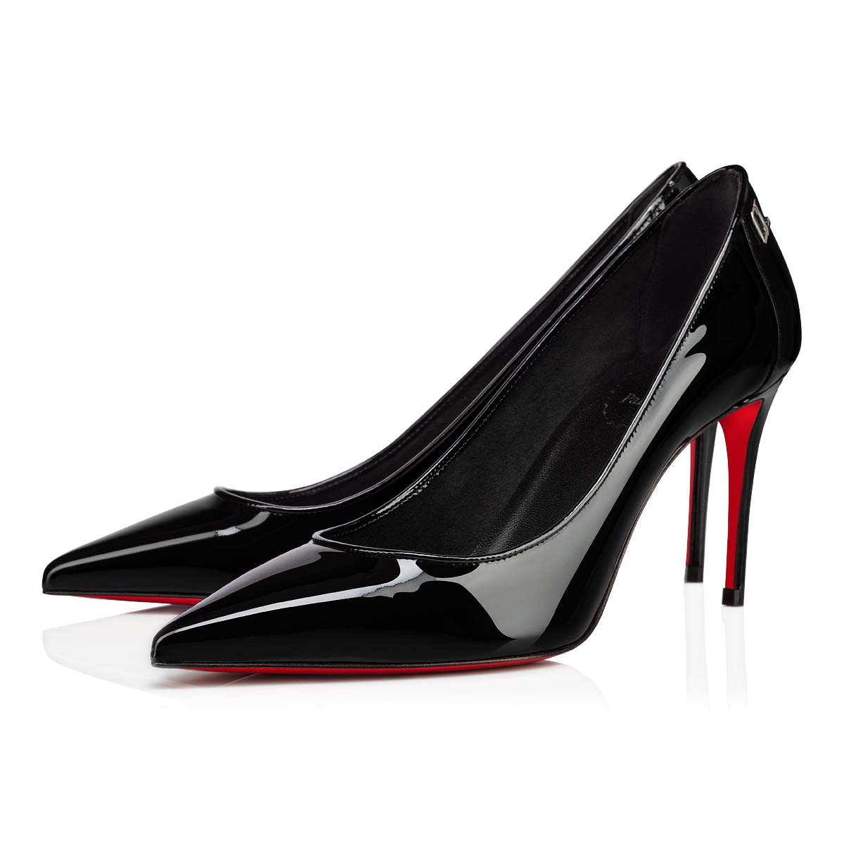 Sporty Kate 85 mm Patent Leather Black 22S