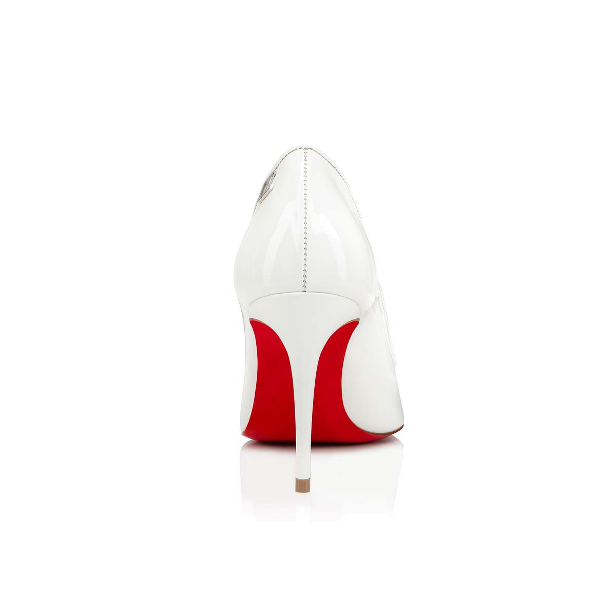 Sporty Kate 85 mm Patent Leather White 22S