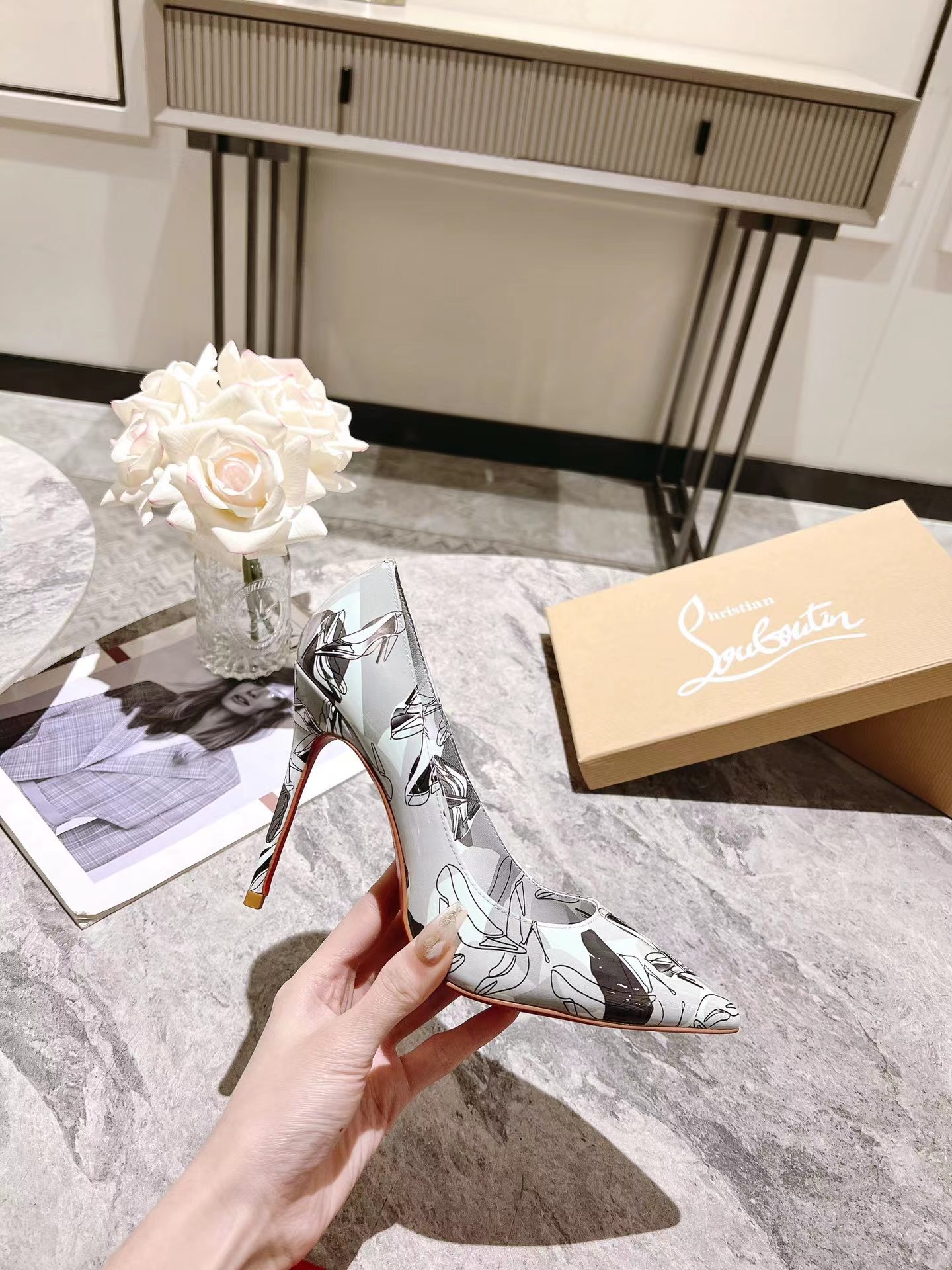 Kate 100 mm Shoes It Up Pumps グレー