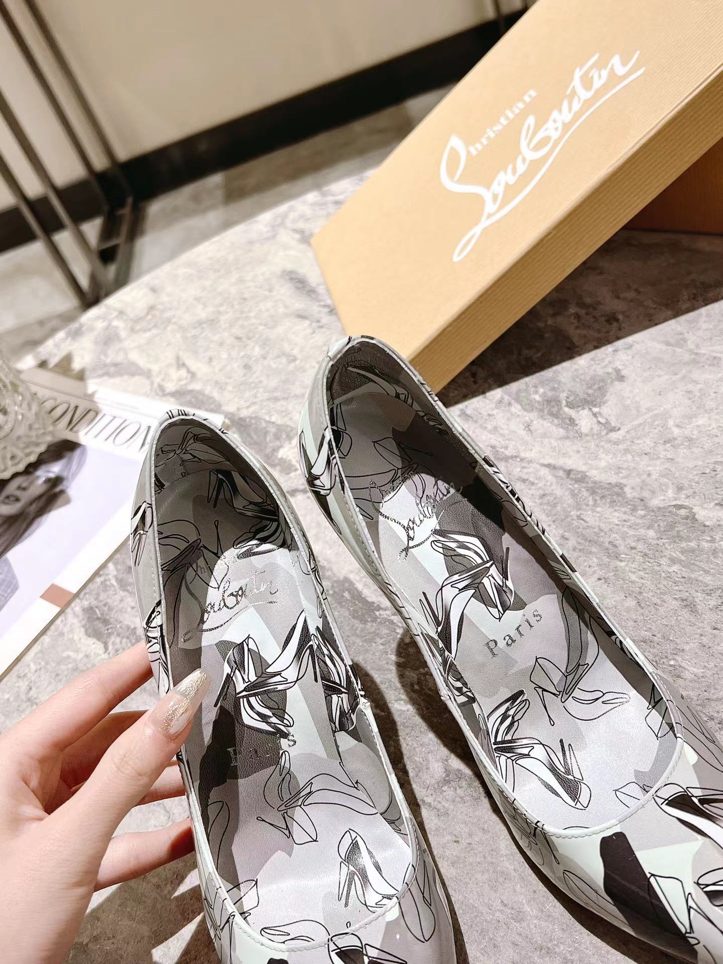 Kate 100 mm Shoes It Up Pumps グレー