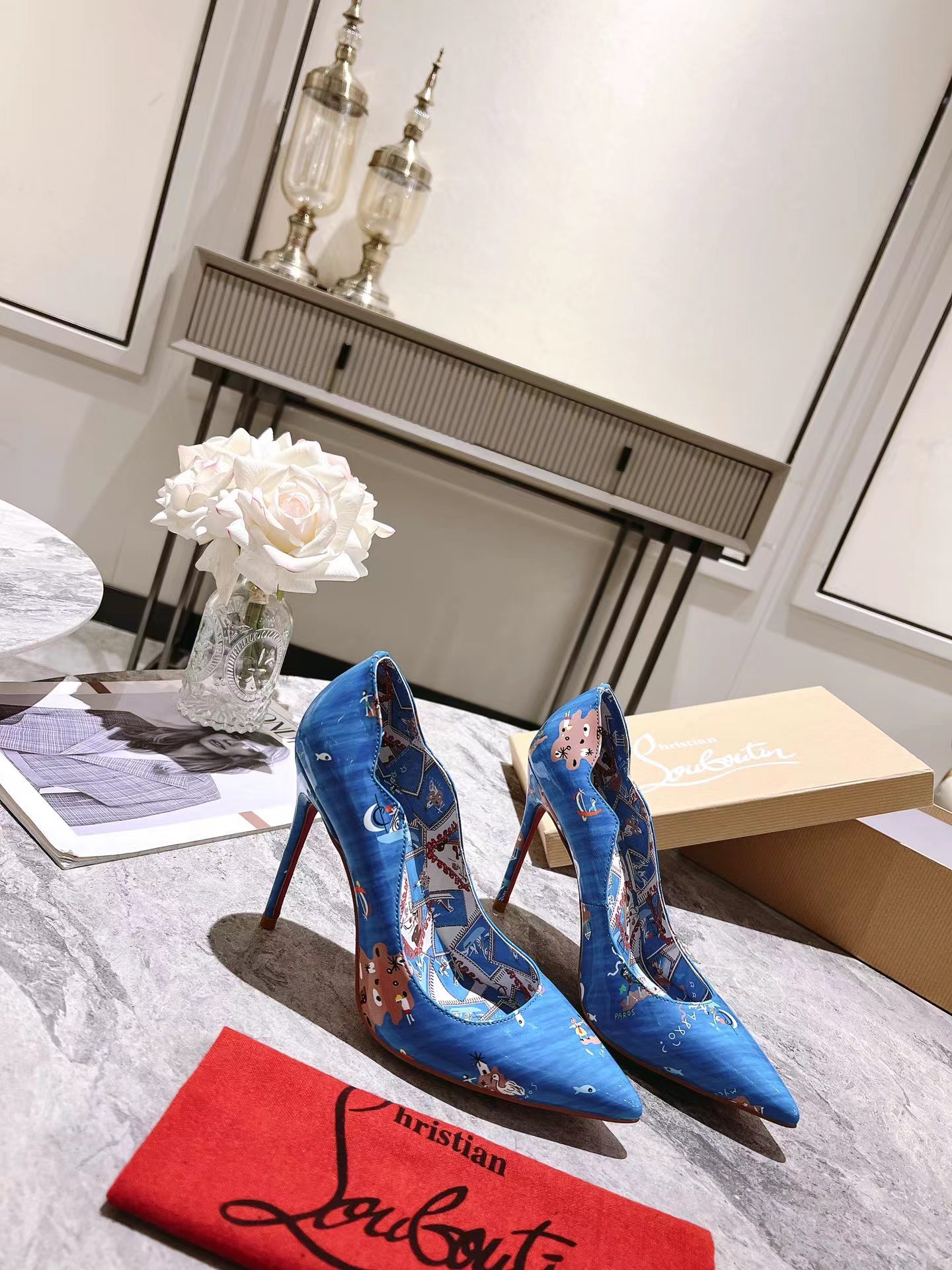 Hot Chick Loubi Odissey Pumps 100 mm