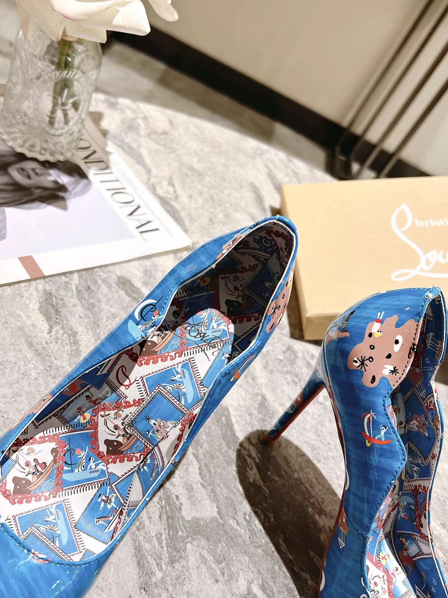Hot Chick Loubi Odissey Pumps 100 mm