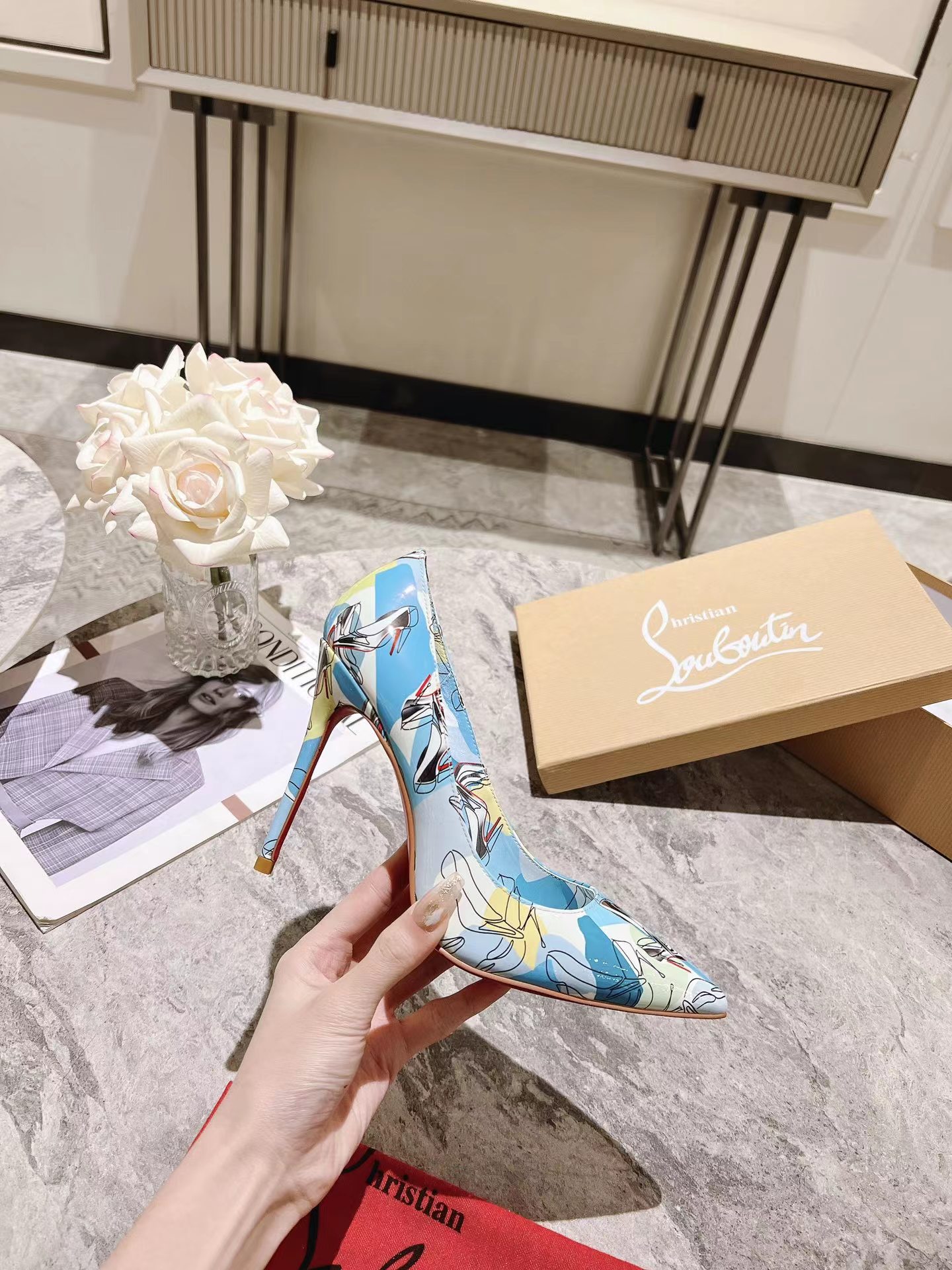 Kate 100 mm Shoes It Up Pumps スカイブルー