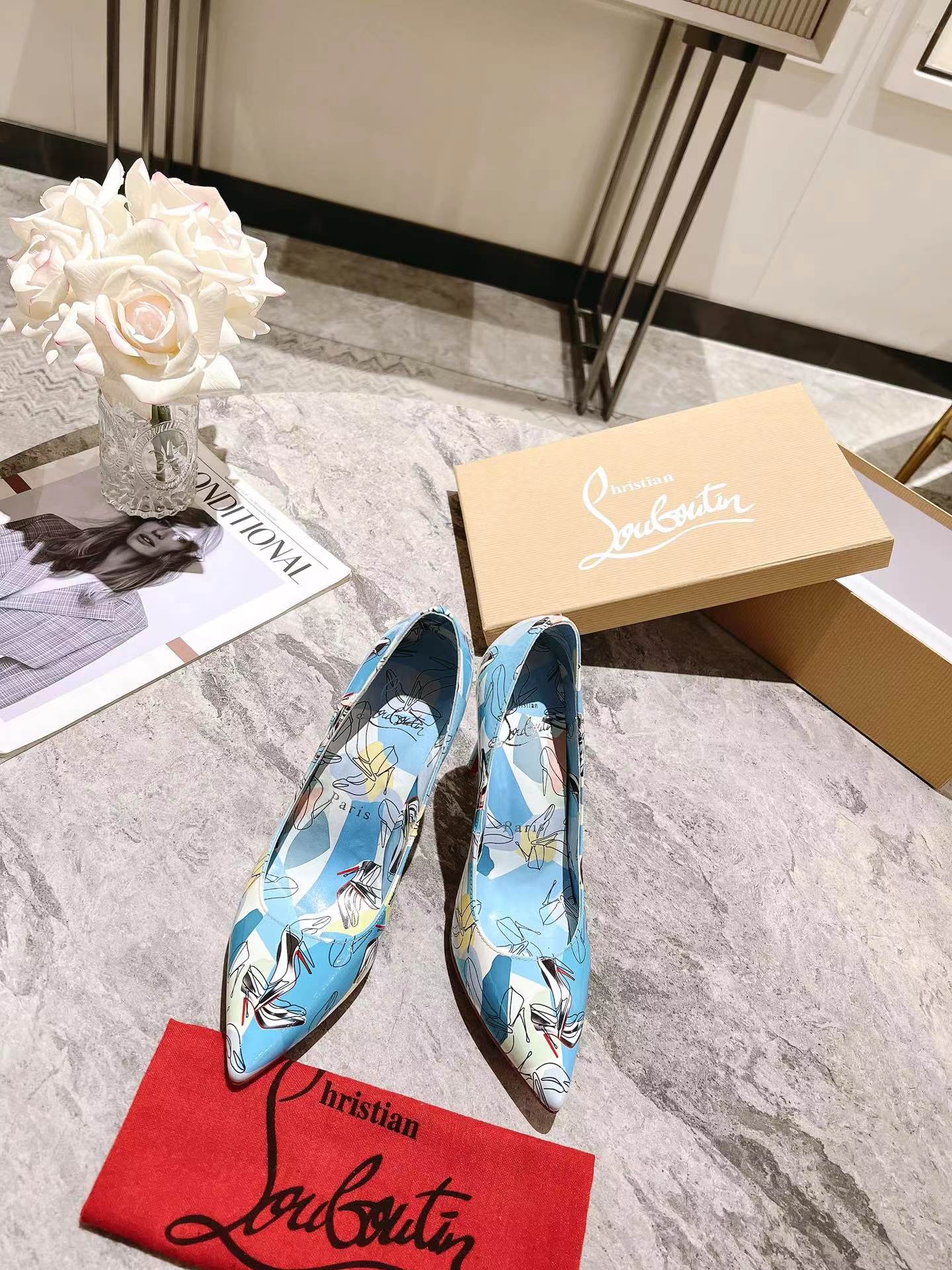Kate 100 mm Shoes It Up Pumps スカイブルー