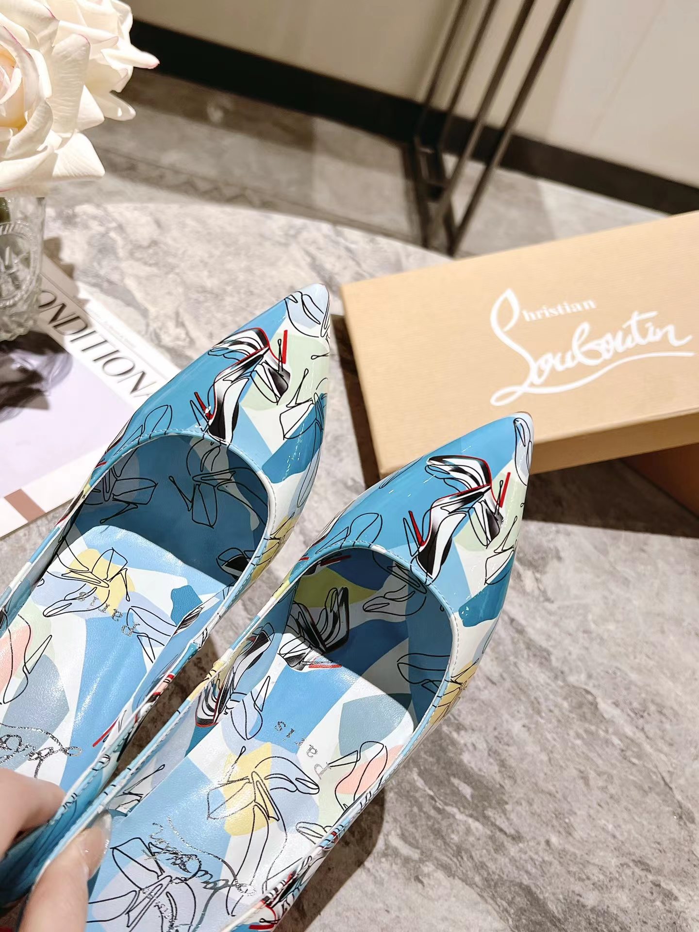 Kate 100 mm Shoes It Up Pumps スカイブルー