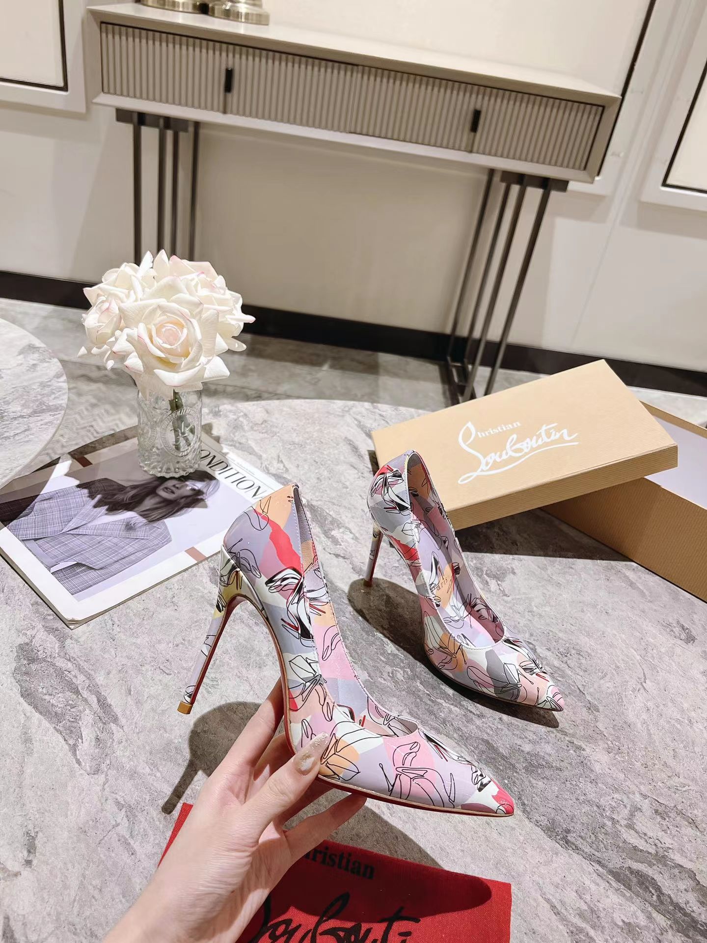Kate 100 mm Shoes It Up Pumps フラミンゴ