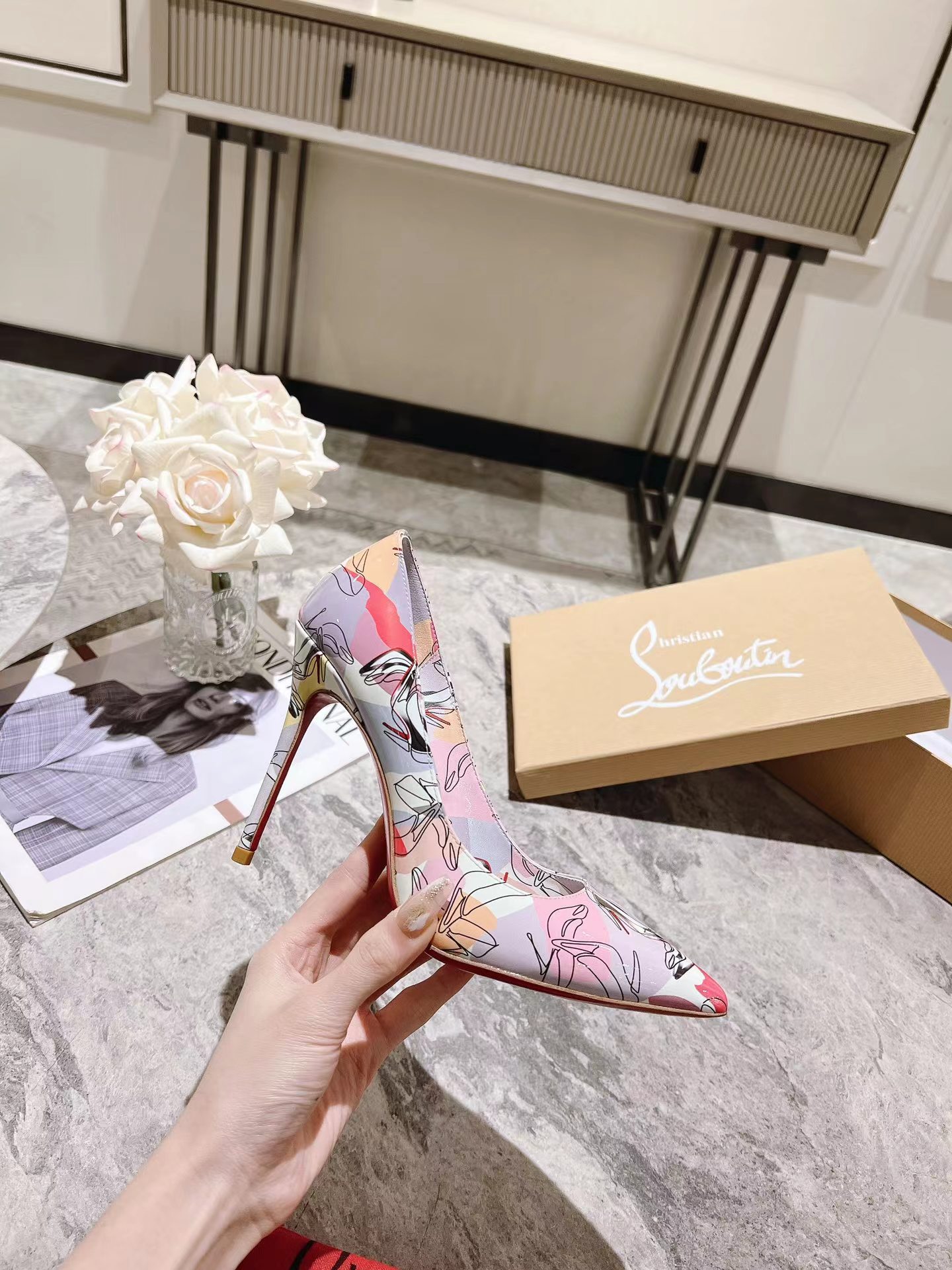 Kate 100 mm Shoes It Up Pumps フラミンゴ