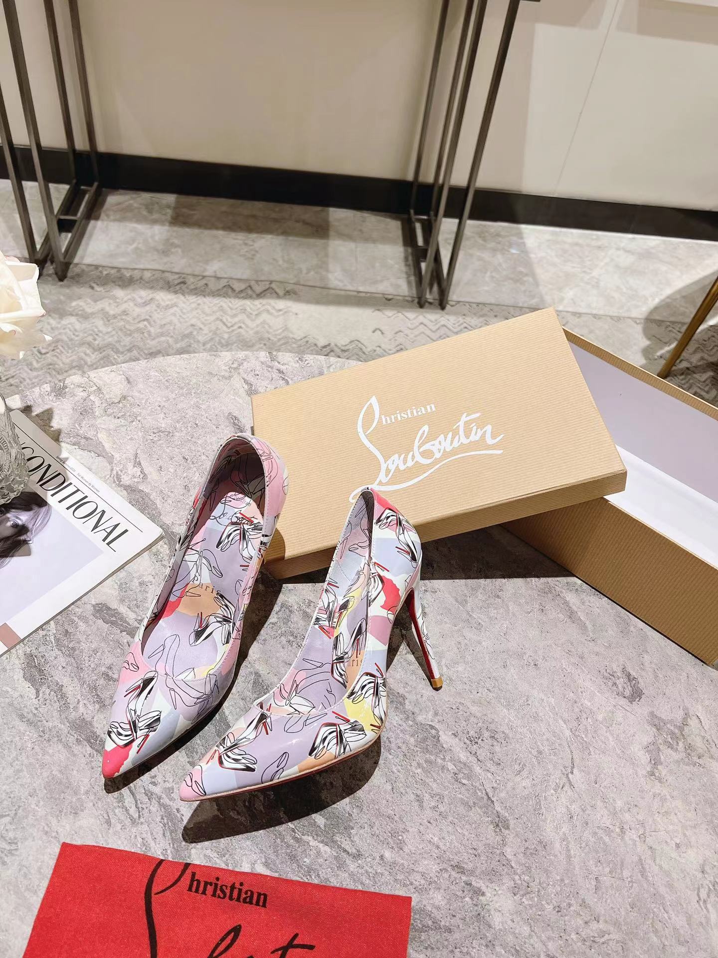 Kate 100 mm Shoes It Up Pumps フラミンゴ