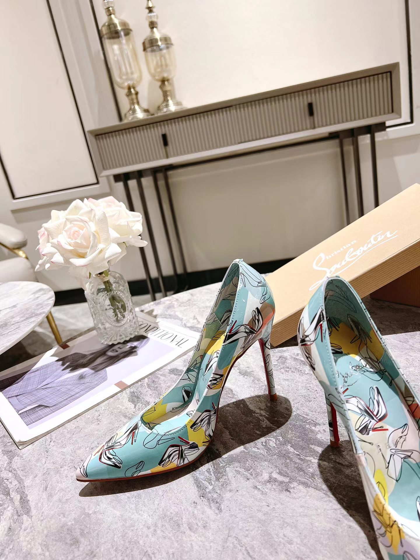 Kate 100 mm Shoes It Up Pumps 青い