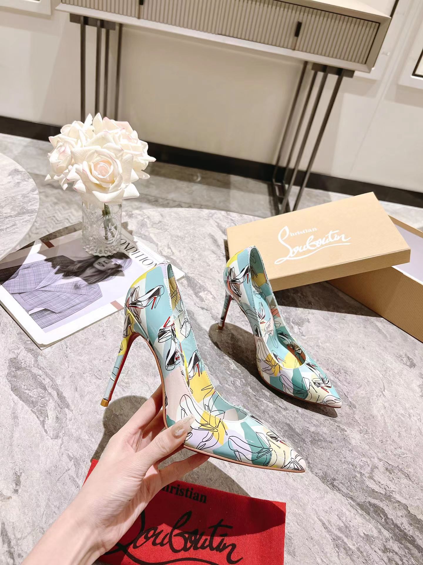 Kate 100 mm Shoes It Up Pumps 青い
