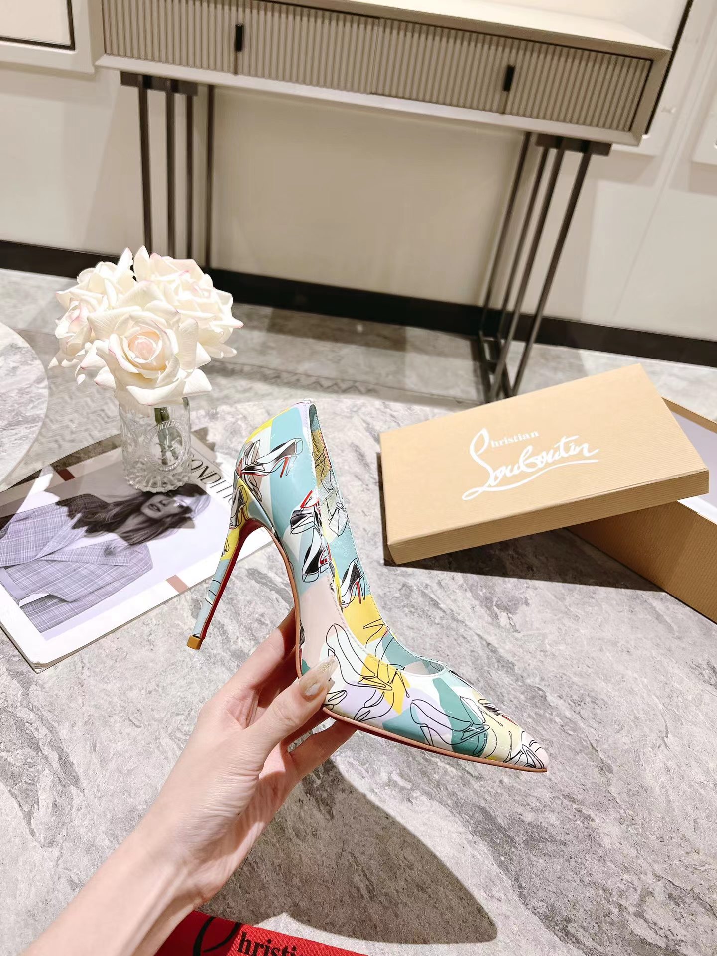 Kate 100 mm Shoes It Up Pumps 青い