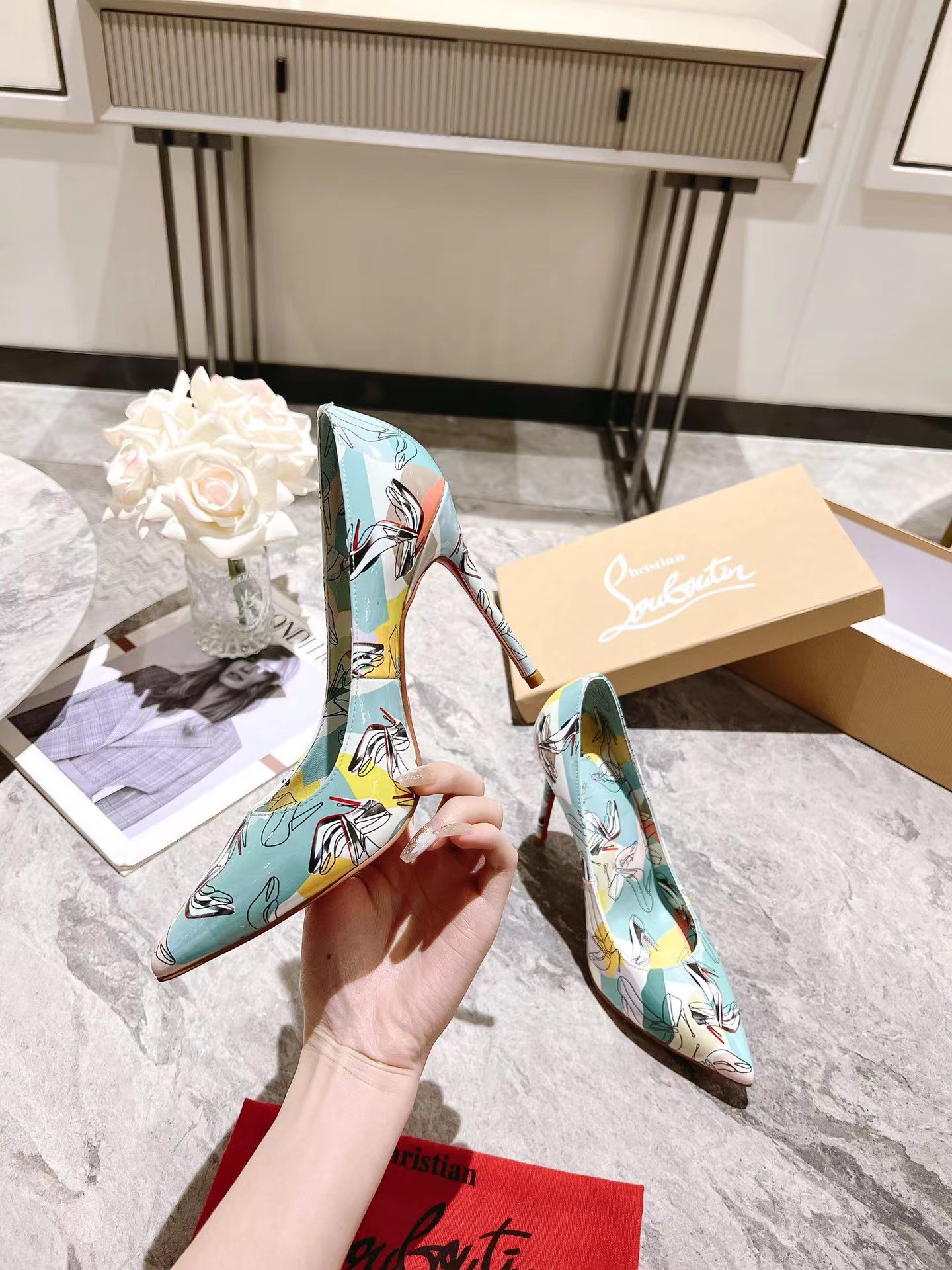 Kate 100 mm Shoes It Up Pumps 青い
