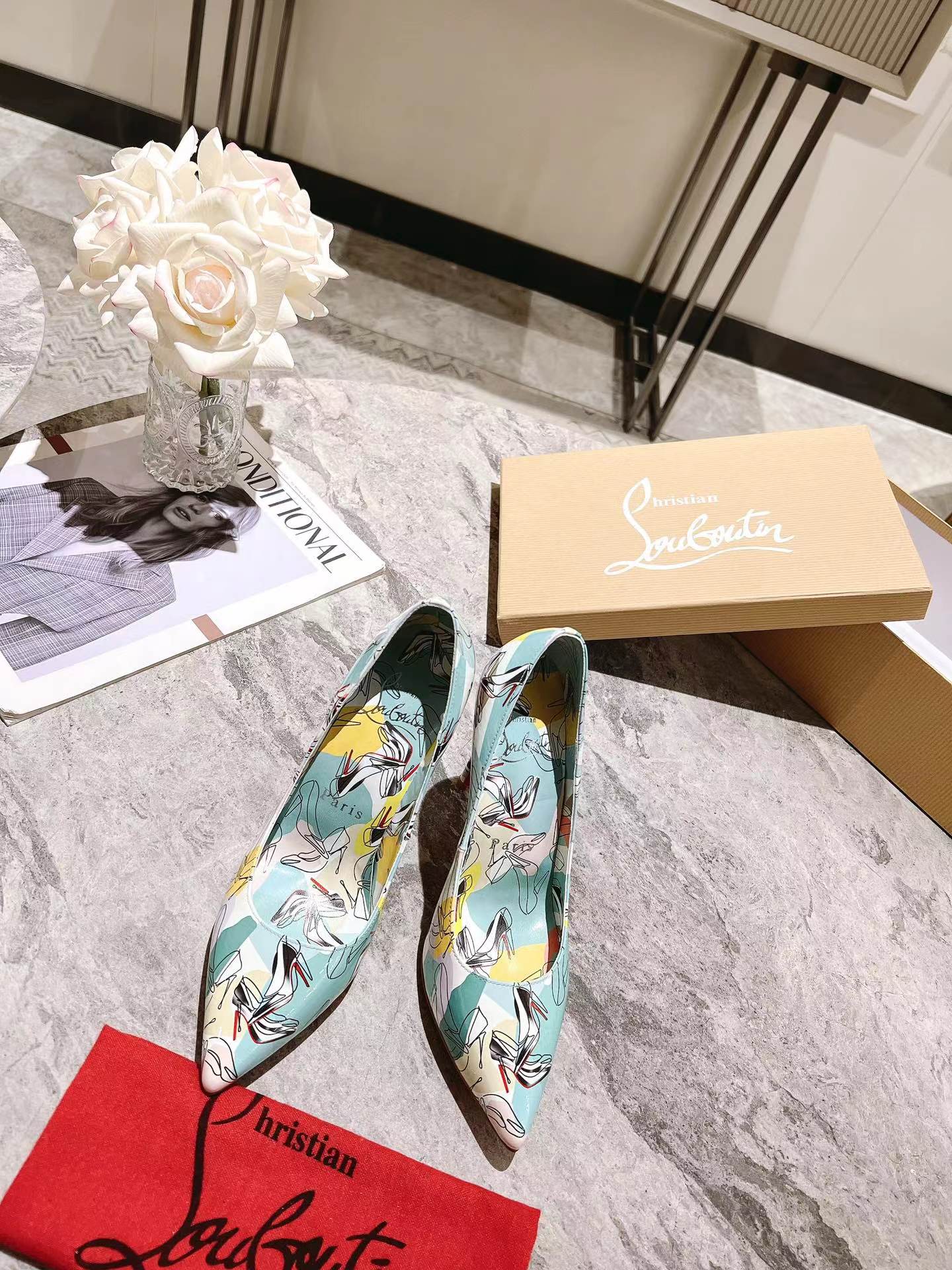 Kate 100 mm Shoes It Up Pumps 青い