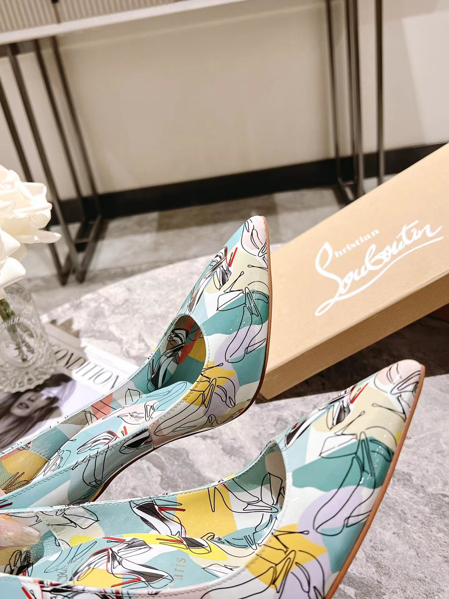 Kate 100 mm Shoes It Up Pumps 青い