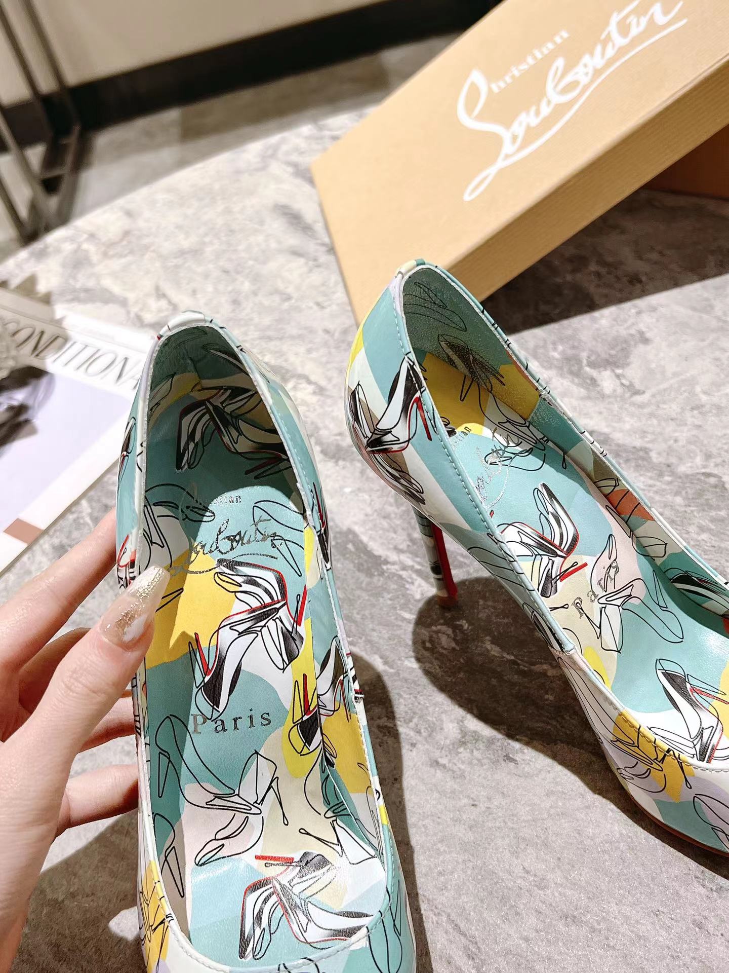 Kate 100 mm Shoes It Up Pumps 青い