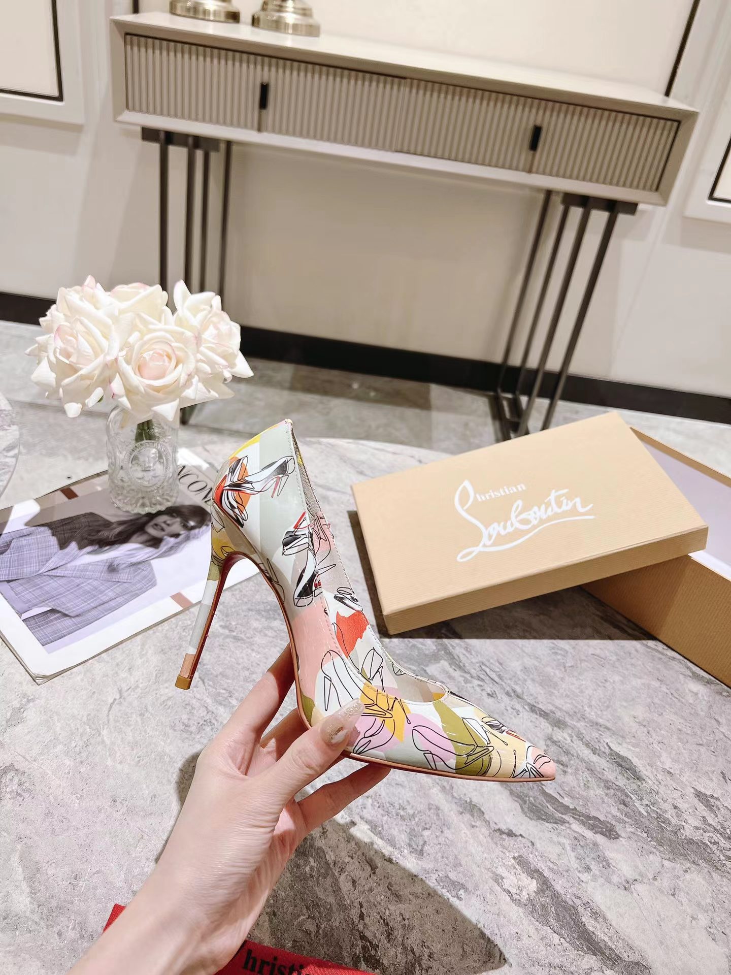 Kate 100 mm Shoes It Up Pumps ライトグレー