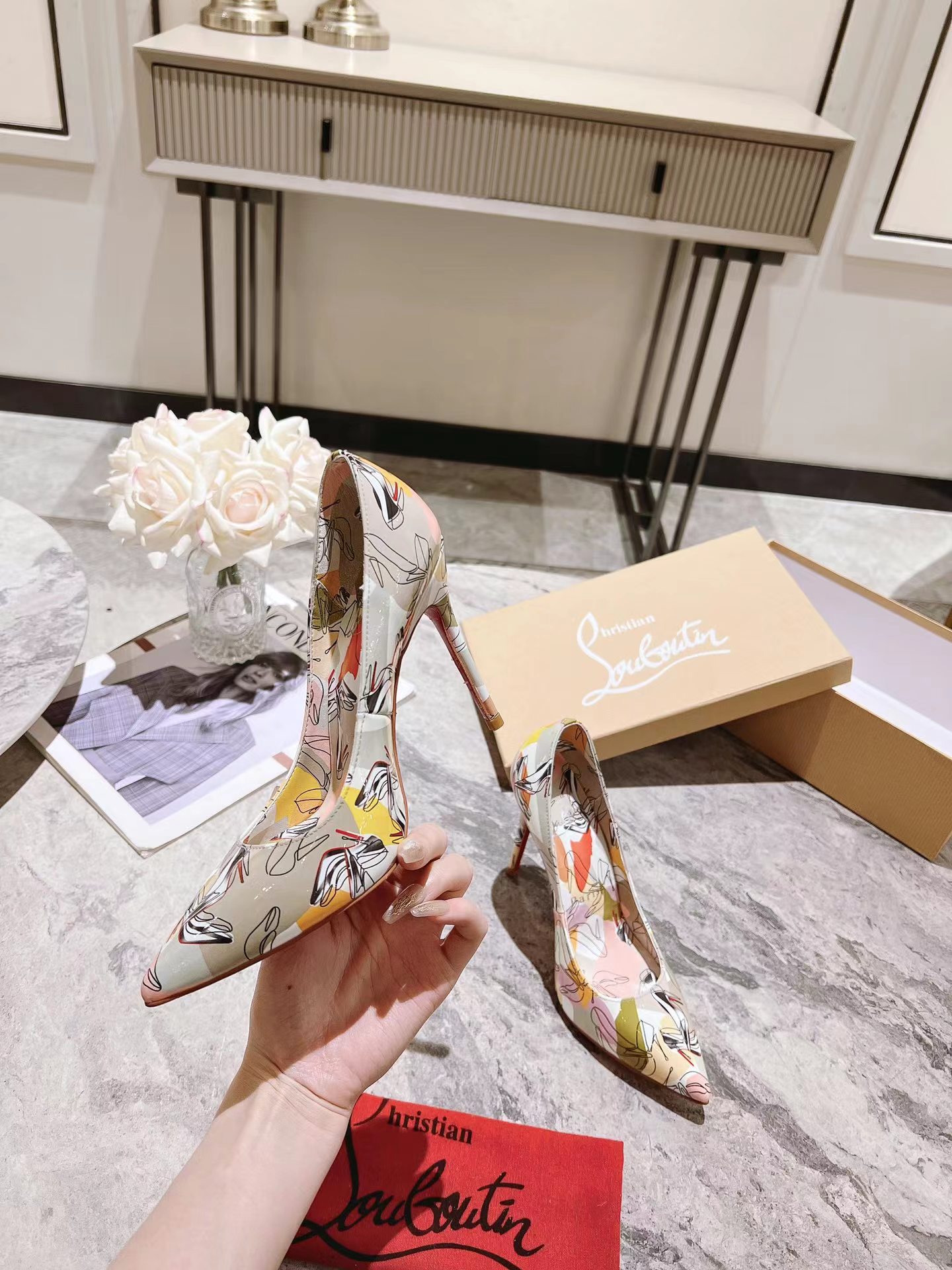 Kate 100 mm Shoes It Up Pumps ライトグレー