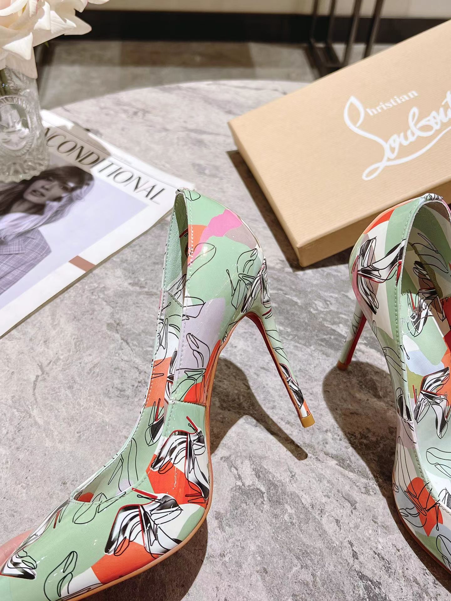 Kate 100 mm Shoes It Up Pumps ライトグリーン