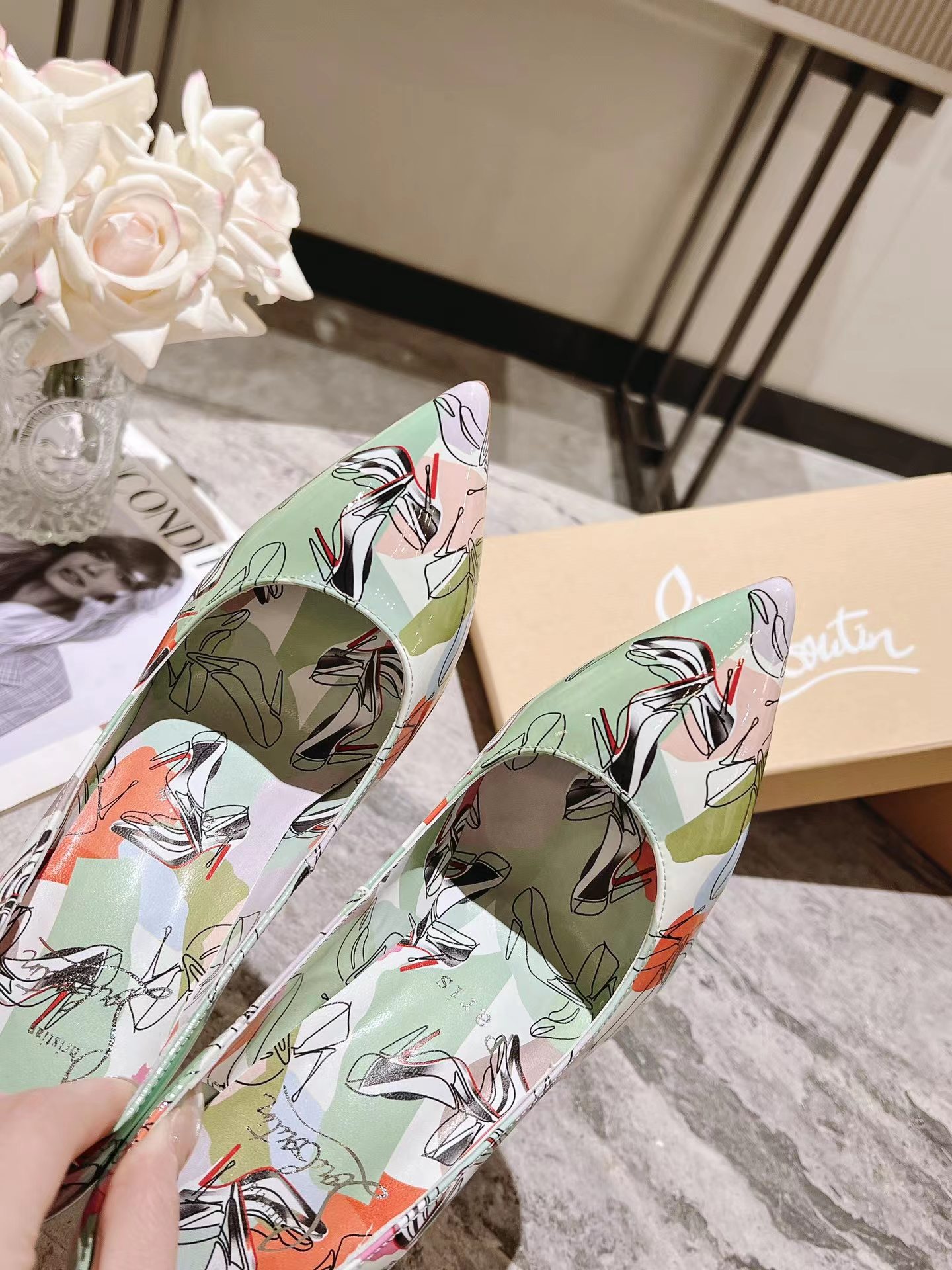 Kate 100 mm Shoes It Up Pumps ライトグリーン
