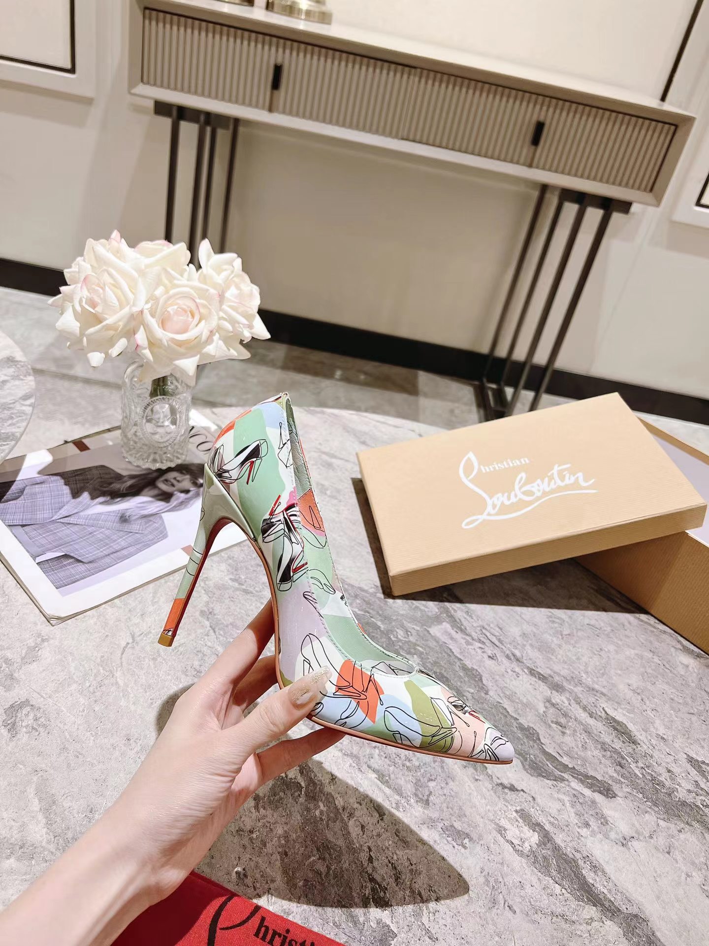 Kate 100 mm Shoes It Up Pumps ライトグリーン
