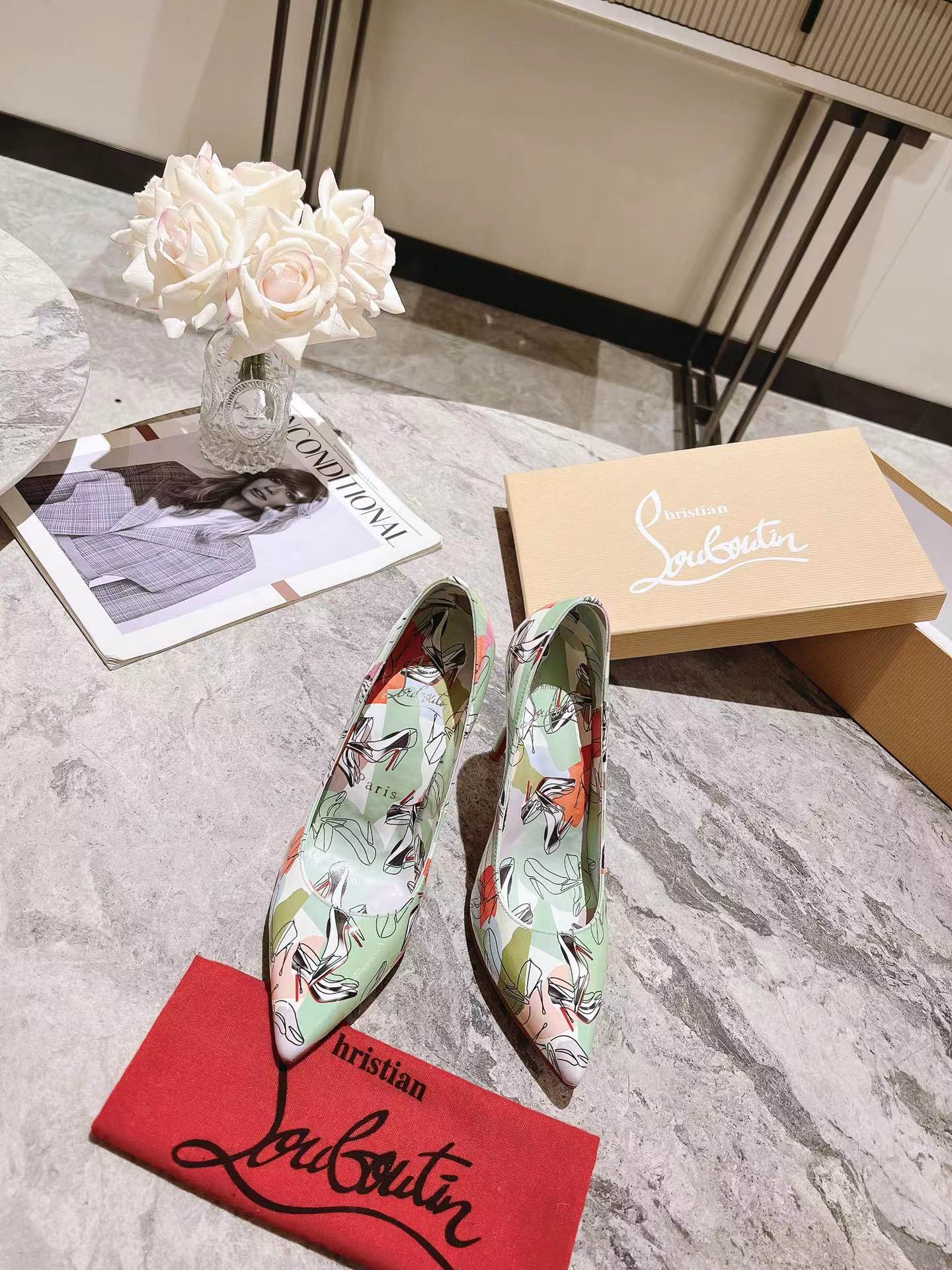 Kate 100 mm Shoes It Up Pumps ライトグリーン
