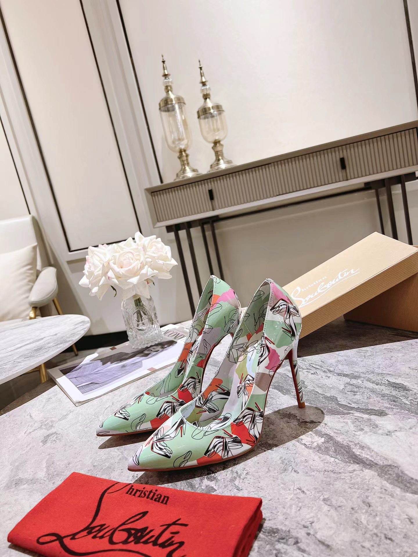Kate 100 mm Shoes It Up Pumps ライトグリーン