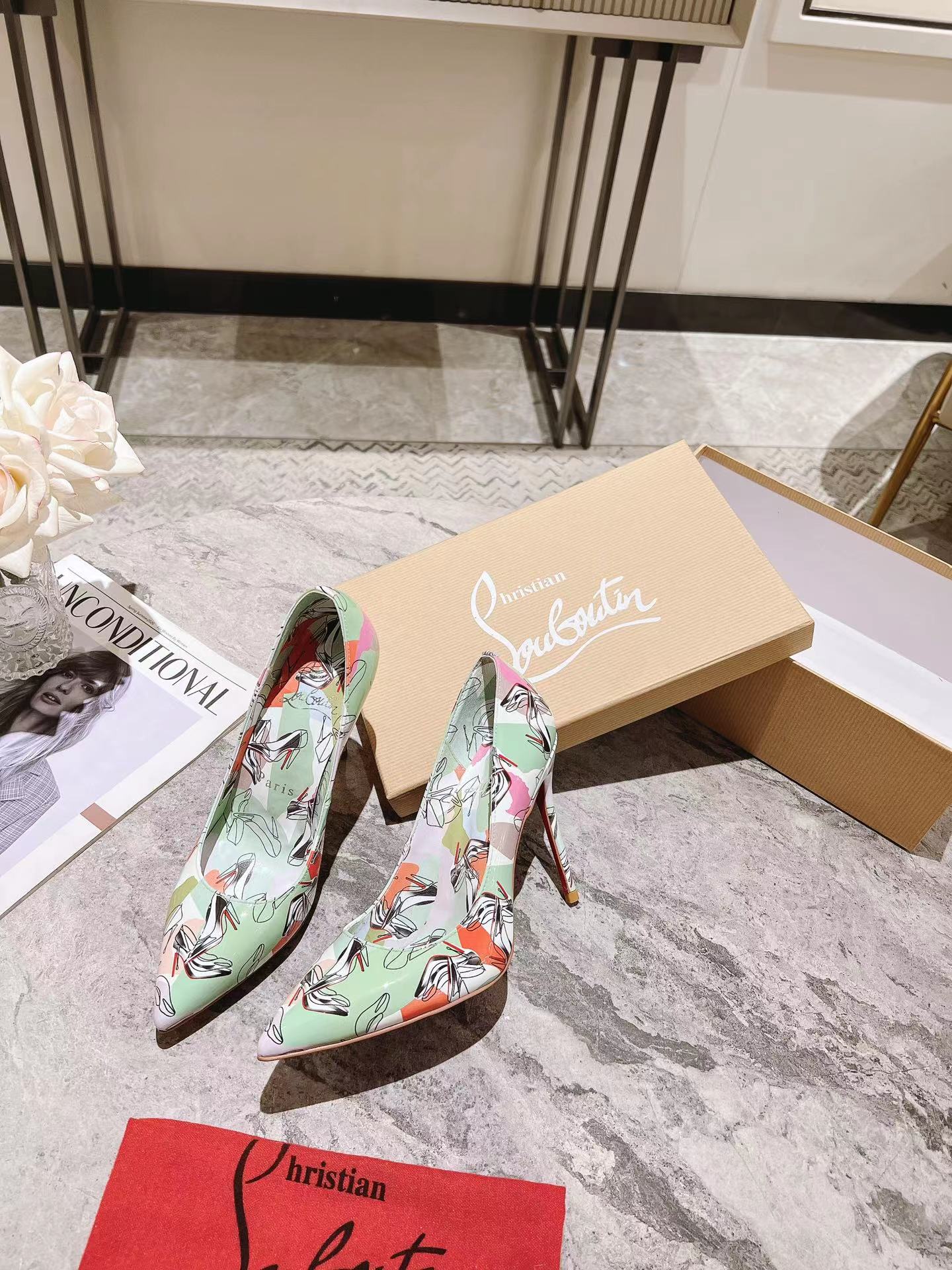 Kate 100 mm Shoes It Up Pumps ライトグリーン