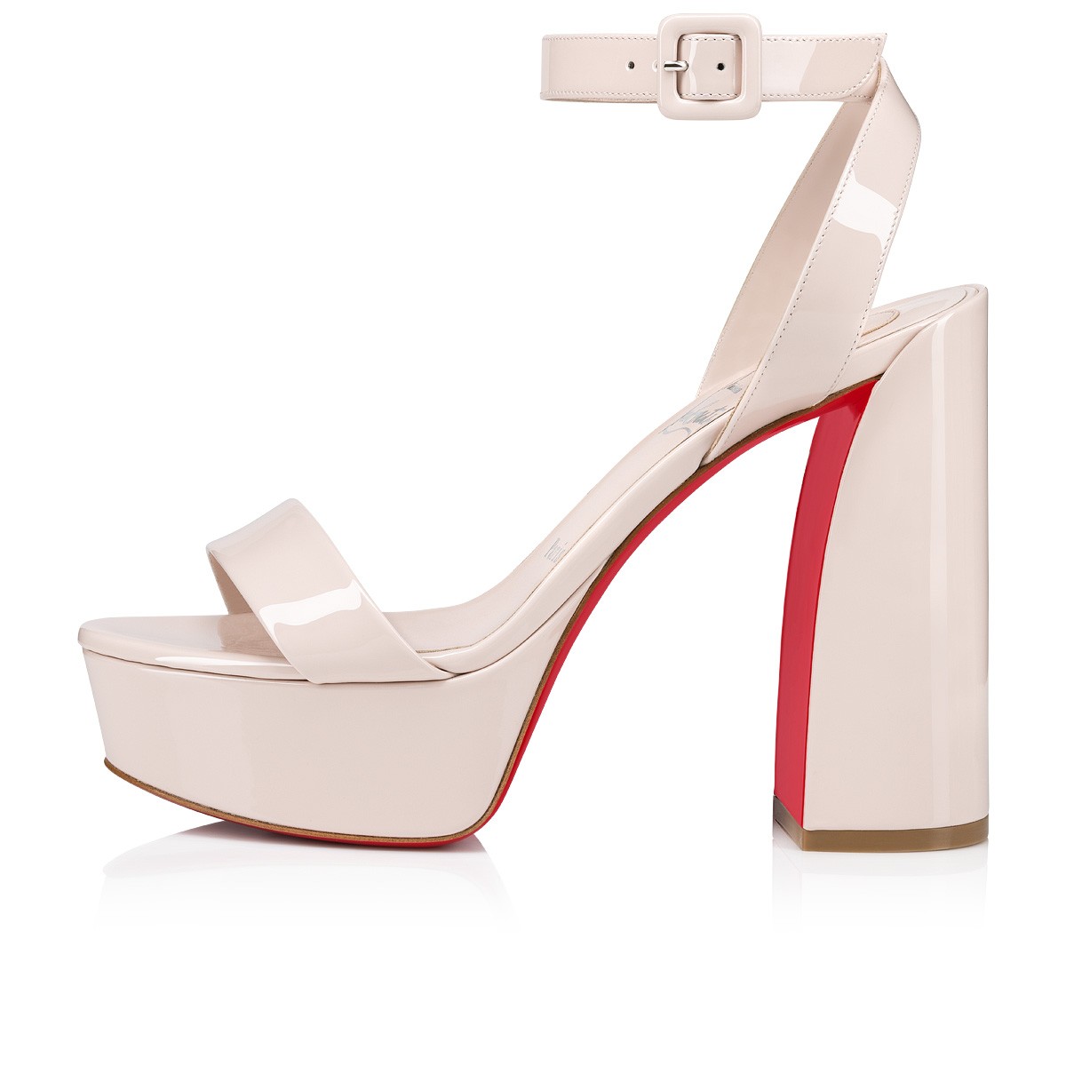 Movida Sabina 130 mm Sandals Patent Calf Leather Leche