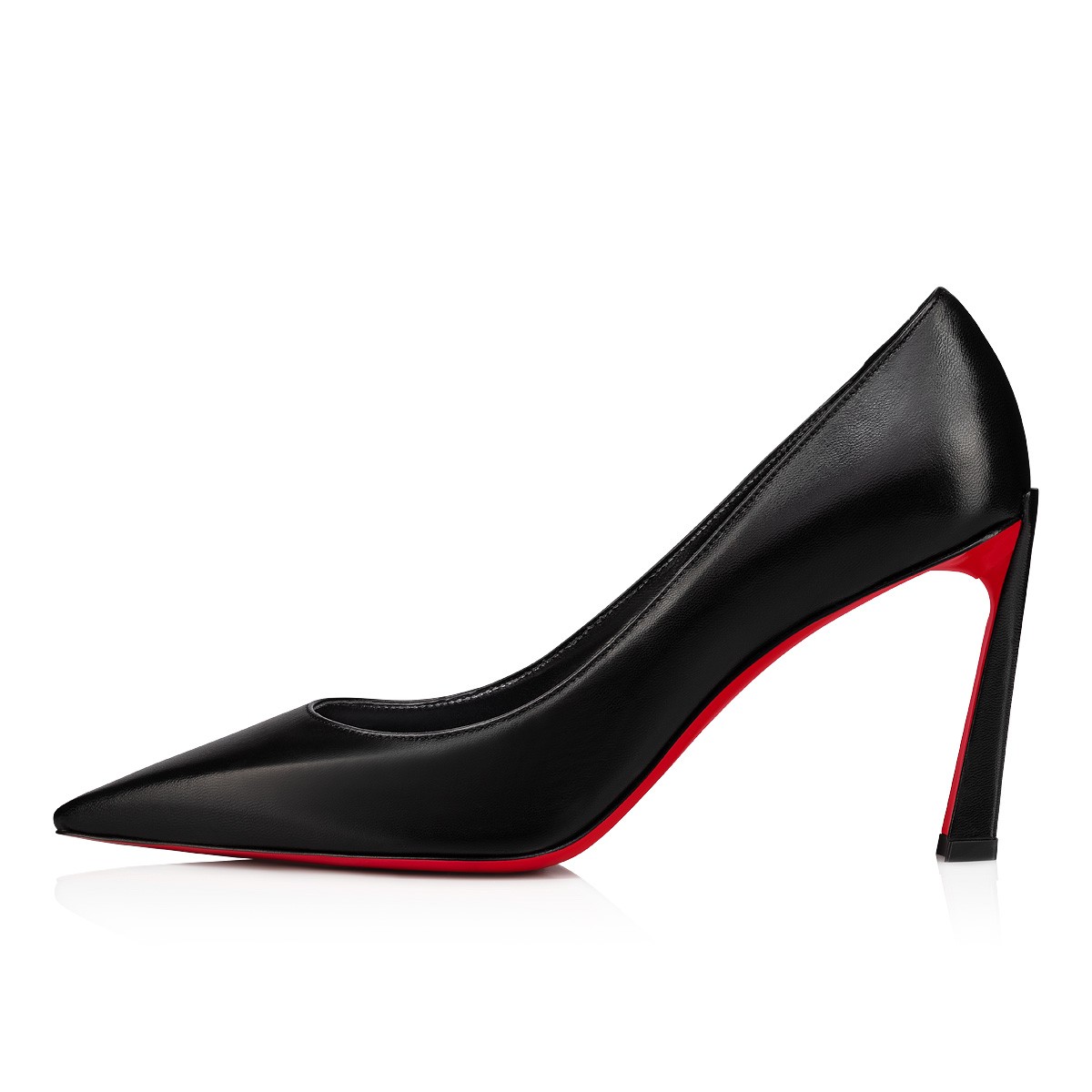 Condora 85 mm Black Leather Pumps