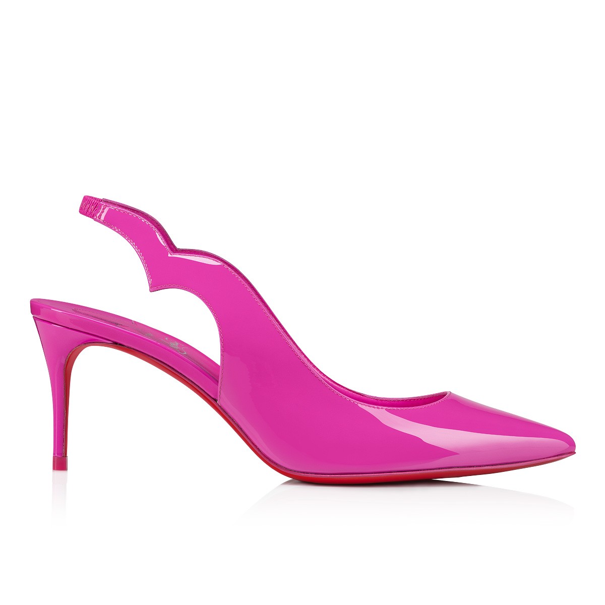 Hot Chick Sling 70 mm Bolerose Patent Leather Pumps