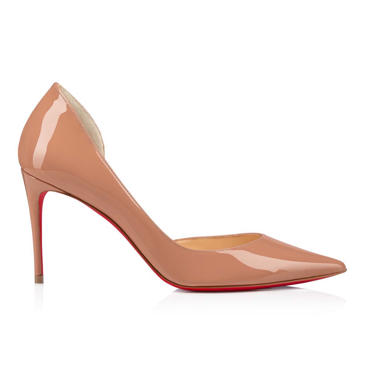 Iriza 85 mm Blush Patent Calf Leather Pumps