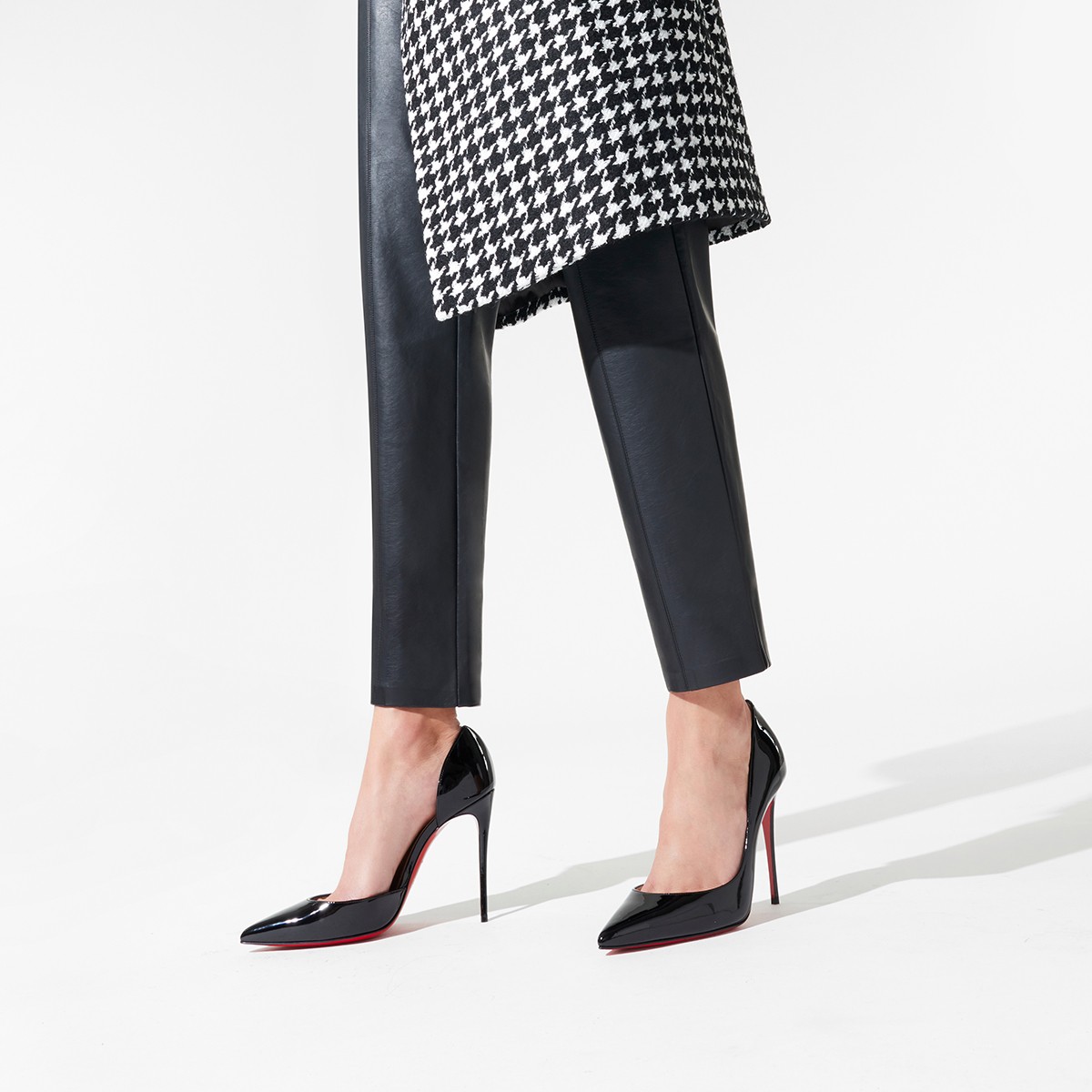 Iriza 100 mm Black Patent Calf Leather Pumps